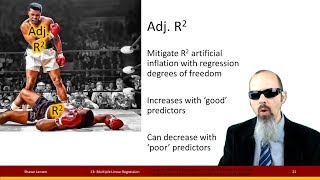 13.6 Multiple Linear Regression: Model Selection (Part 1 of 2)