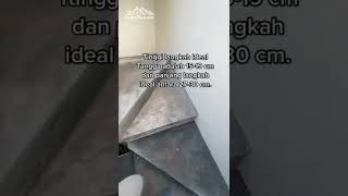 #shorts Berapa Jarak Ideal Antar Anak Tangga- House design