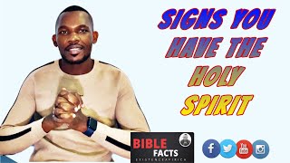 Signs you have the Holy Spirit