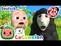 Das schwarze Schaf | CoComelon - JJ's Animal Time Deutsch | Cartoons und Kinderlieder