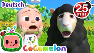 Das schwarze Schaf | CoComelon - JJ's Animal Time Deutsch | Cartoons und Kinderlieder