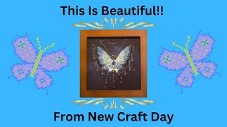 An Exquisite Piece of Beaded Embroidery from New Craft Day #newcraftday #beadedembroidery