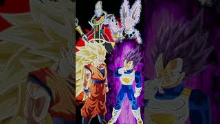 Who is stronger Whis and Goku vs Beerus and Vegeta #shorts #dbs 🔥