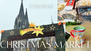 🇩🇪世界遺産のケルン大聖堂を背景に| クリスマスマーケット2024 [Cologne][GERMANY]