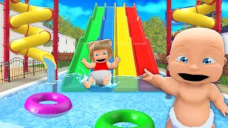 Baby \u0026 Girlfriend Turn Daddy’s House into WATERPARK!