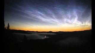 Noctilucent clouds Jul/04/2011 in British Columbia