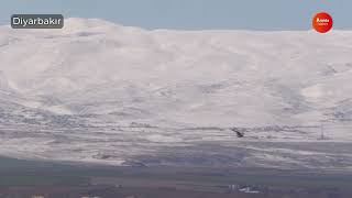 Karacadağ’a kar yağdı, Diyarbakır buz kestİ