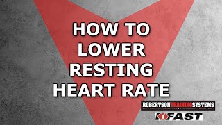 How to Lower Resting Heart Rate