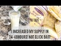 TIPS ON HOW I INCREASED MY BREASTMILK SUPPLY FAST!