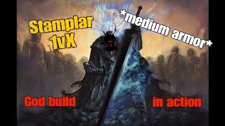 Eso PvP| medium armor Stamplar 1vX | The god build is back | wolf hunter