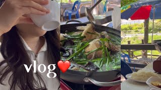 [vlog] 어버이날 브이로그 | 용인 고기리 계곡, 계곡백숙, 무릉도원, 계곡카페, 코울러