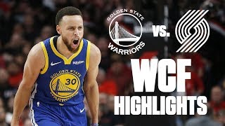 Best plays from Warriors' sweep of Blazers in Conference finals | 2019 NBA Playoff Highlights