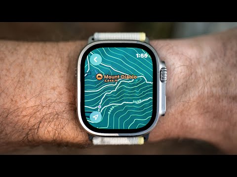 Apple WatchOS 10 Offline Topo Maps & User Interface Hands-on Walkthrough!