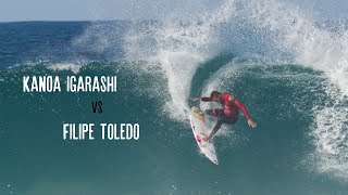 【Surfing 名勝負】Kanoa Igarashi vs Filipe Toledo。フィリッペ・トレドと五十嵐カノアのベストバウト。