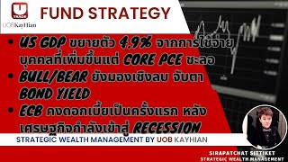 ☀️Fund Strategy in Focus☀️ [27 OCT 23] : GDP สหรัฐแข็งแกร่ง, Core PCE ชะลอ คาด Fed คงดอกเบี้ยตาม ECB