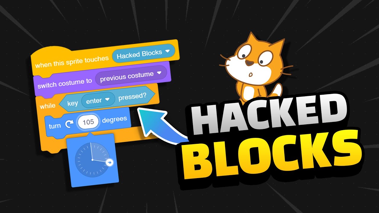 Using HACKED BLOCKS In Scratch - YouTube