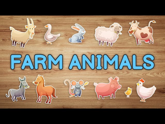 Vocabulary Tutorial Farm Animals English Esl Video Lessons