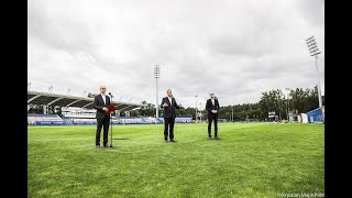 Mateusz Morawiecki w Akademii Lecha Poznań we Wronkach