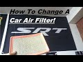 How To Replace Remove Install A Intake Air Filter In Your Dodge Challenger SRT8 05-2010 6.1L Hemi