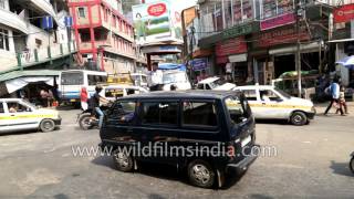 Traffic police man controls traffic in Aizawl | Mizoram