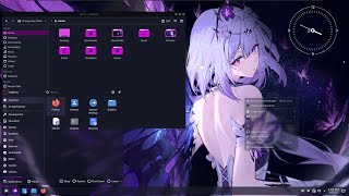 Make Your KDE Desktop Look Sweet & Purple