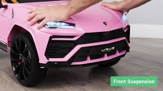 2020 Lamborghini Urus 12v Battery Electric Ride On Car For Kids with Parental Remote Control