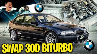 NUNCA VI UM E36 ASSIM ! BMW E36 SWAP 30D BITURBO 4XX CV ! | AllSpeedDrive