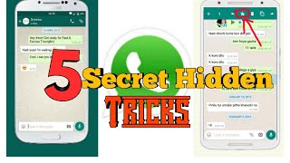 5 Secret Hidden New Whatsapp Tricks || Whatsapp Latest Hidden Features In Bangali 🔥