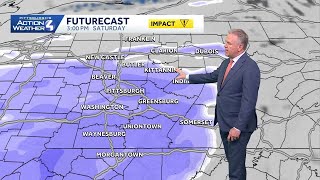 Snow and frigid temperatures in Pittsburgh this weekend