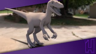 3Ds Max - Velociraptor Compositing/Blending Test