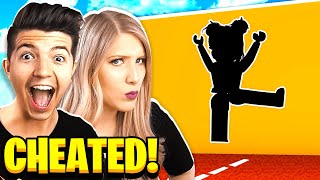Funniest Roblox Family Wipeout Challenge Vs My Wife And - 