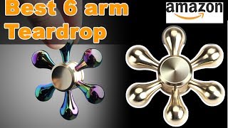 Best 6 sided $15 😲 fidget spinner.  Rainbow \u0026 Gold  fidget spinner review on amazon +Giveaway #63