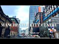 Winter Driving Tour Manchester, UK (4K) - Manchester City Centre (Greater Manchester)