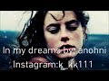 In my dreams by : anohni
