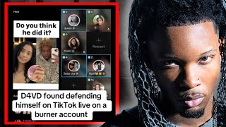D4VD Caught Defending Himself in TikTok Live?!?