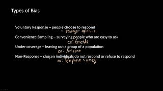 Types of Bias | AP Statistics | Ez Academy