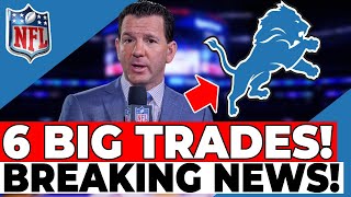 JUST CONFIRMING! 6 BIG DEALS FOR LIONS! NFL GOT EXCITED! DETROIT LIONS NEWS TODAY