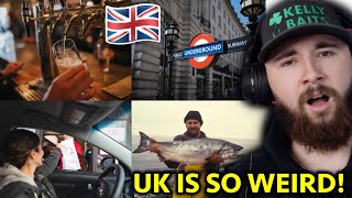 American Reacts to Top 10 SHOCKING Things BANNED In The UK! *suspicious salmon*