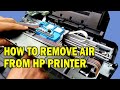 HOW TO REMOVE AIR FROM INK PIPES HP INK TANK, SMART TANK PRINTER || HP PRINTER COLOR PROBLEMS