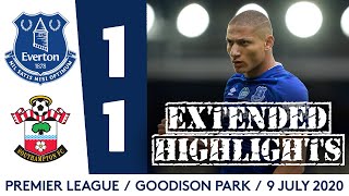 EXTENDED HIGHLIGHTS: EVERTON 1-1 SOUTHAMPTON