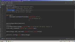 Filedialog Python Tkinter #49