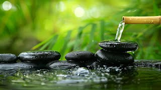 Relaxing Sleep Music with Bamboo Water Fountain | Reduce Stress, Anxiety & Depression