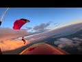 magical sunset high pull skydive from 4000m 13000 ft gopro hero 11 black