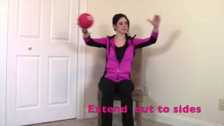 Chair Exercise Ball Workout