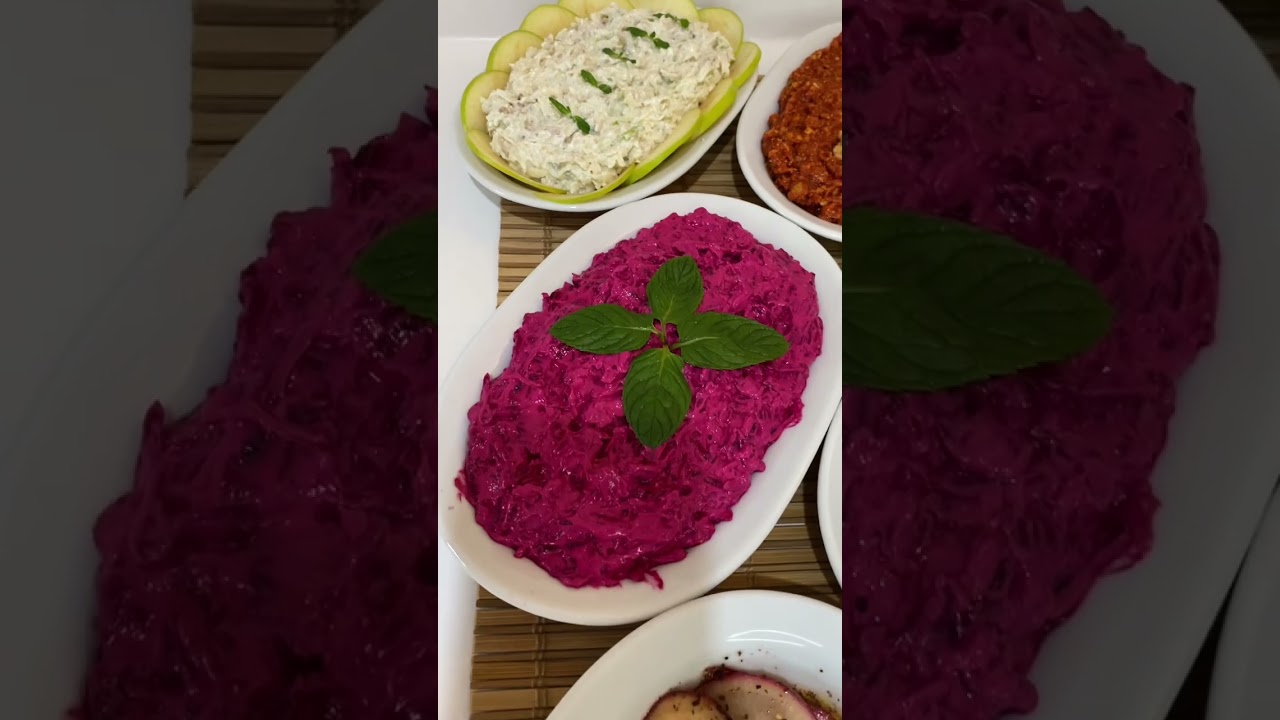 🎄HEPSİ 1 SAATTE HAZIR 6 PRATİK VE KOLAY MEZE TARİFİ🥗Salata/Meze ...