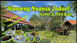 Warung Nuasa Pedesaan // Warung Nuasa Jawa // Warung Jadoel // Warung Estetik // Warung Kae - Gresik