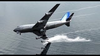 Airplane Water Emergency Crash Landing - X-Plane 11