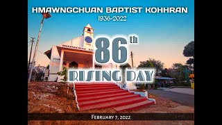 HMAWNGCHUAN BAPTIST KOHHRAN | 86th RISING DAY | ZAN INKHAWM