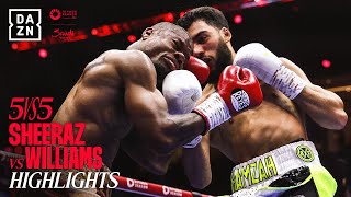 HIGHLIGHTS | Hamzah Sheeraz vs. Ammo Williams (Queensberry vs. Matchroom 5v5 - R