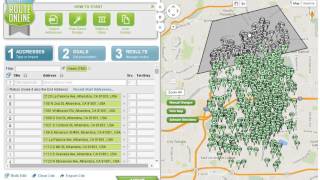 Divide a list of more than 350 stops before you plan your route